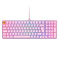 Glorious GMMK 2 Full-Size Keyboard - Fox switches, DE Layout, pink