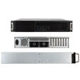 SilverStone RM23-502 Rackmount Server Case, ATX, USB 3.0 - 2U - black image number null