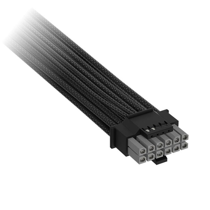 Corsair Premium Sleeved 2x 8-Pin zu 12V-2x6-Kabel, f&uuml;r Typ-5-Netzteil - schwarz image number 1