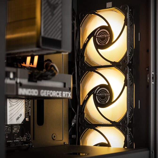 KingForge Gaming-PC Bronze, AMD Ryzen 5 7500F, RTX 5060, Phanteks Eclipse G370A &ndash; Fertig-PC image number 6