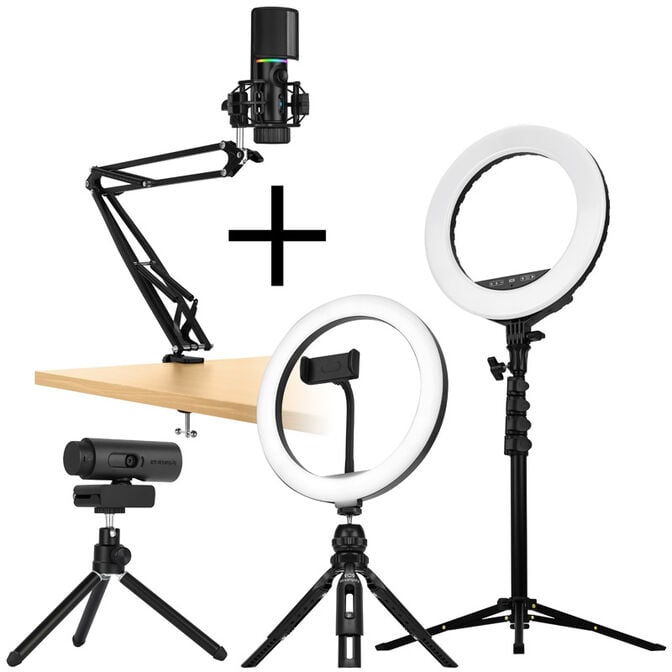 Streamplify Streaming Pro Bundle - CAM, MIC, Light 10, Light 14 image number 0