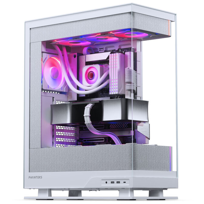 Phanteks Evolv X2 Matrix PC-Geh&auml;use, Midi-Tower, E-ATX, Tempered Glass, Matrix LED - wei&szlig; image number 3