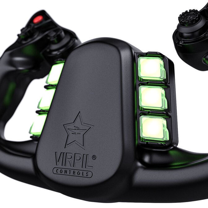 VIRPIL Controls Constellation VEGA Yoke Handle, Easy-Connect - schwarz image number 4
