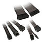 Kolink Core Adept Braided Cable Extension Kit - gunmetal