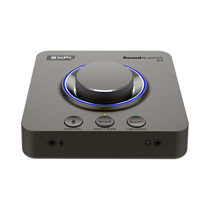 Creative Soundblaster X4 USB Sound Card, 192kHz Hi-Res, 7.1 Surround - anthracite image number 2