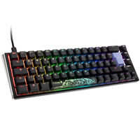 Ducky One 3 Classic Black/White SF Gaming Tastatur, RGB LED - MX-Speed-Silver