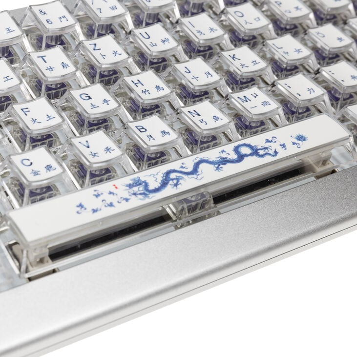 Ducky Year of the Dragon Gaming Keyboard, 75%, Hot-Swap capable, RGB, ISO - MX2A Purple image number 8
