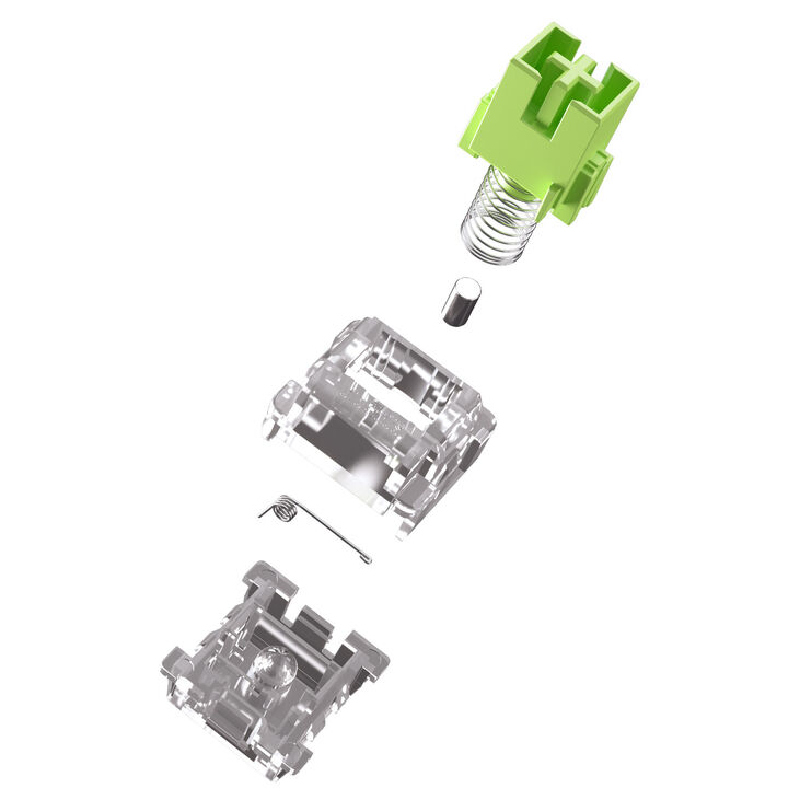 Glorious Raptor HE Standard Switch, Hall Effect, Clicky, MX Stem, 55g - Lubed, 36 Pieces image number 6