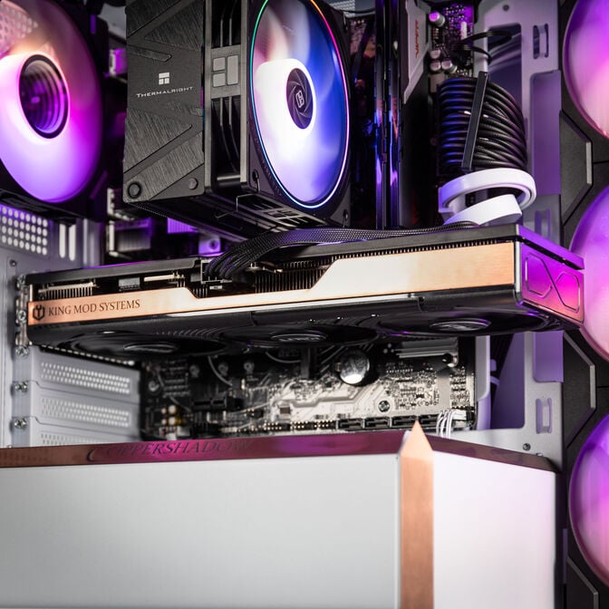 Gaming PC CopperShadow, AMD Ryzen 5 7600, GeForce RTX 5060 Ti, 32GB DDR5 RAM - King Deal image number 5