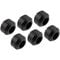 Optimus Hardtube Fitting, 12 mm, 6er Pack mit Werkzeug - schwarz