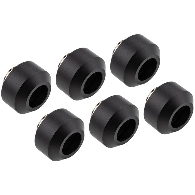 Optimus Hardtube Fitting, 12 mm, 6er Pack mit Werkzeug - schwarz image number 0