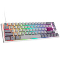 Ducky One 3 Mist Grey SF Gaming Tastatur, RGB LED - MX-Blue (US)
