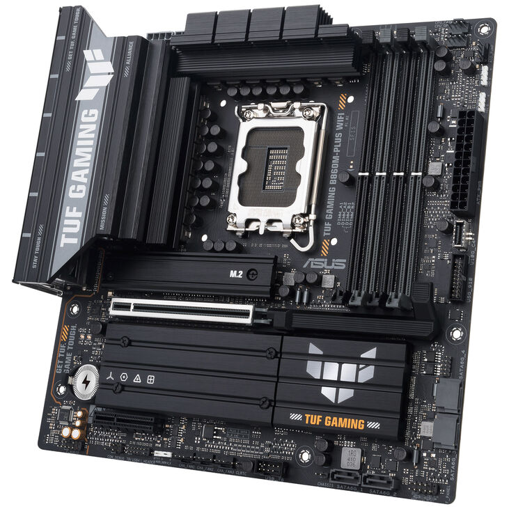ASUS TUF Gaming B860M-Plus WiFi Mainboard, LGA 1851, Intel B860, mATX, DDR5 image number 6