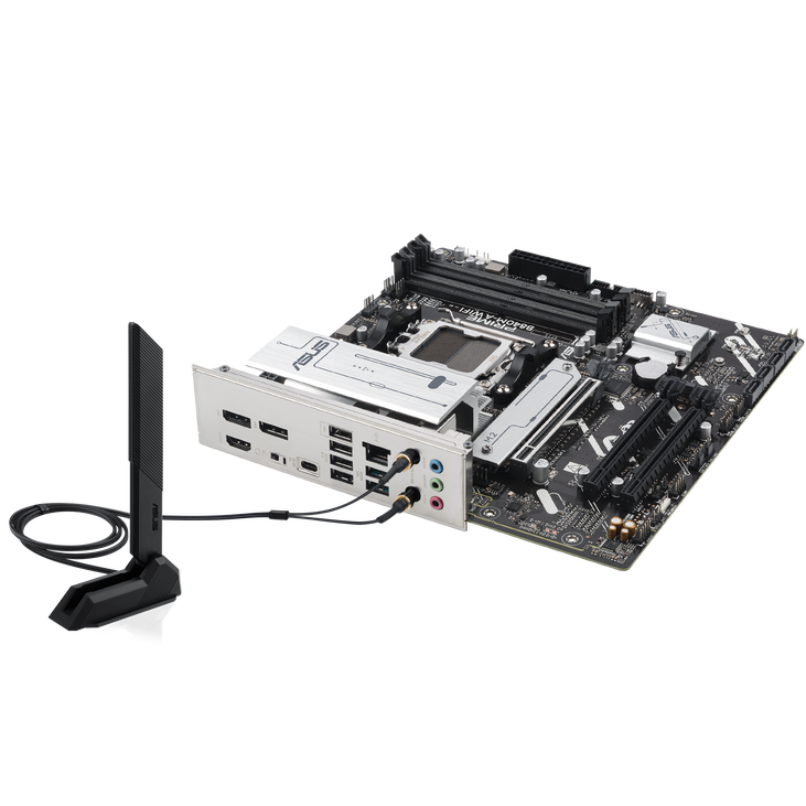 ASUS PRIME B840M-A WiFi motherboard, AM5 socket, AMD B840, Micro-ATX, DDR5 image number 7