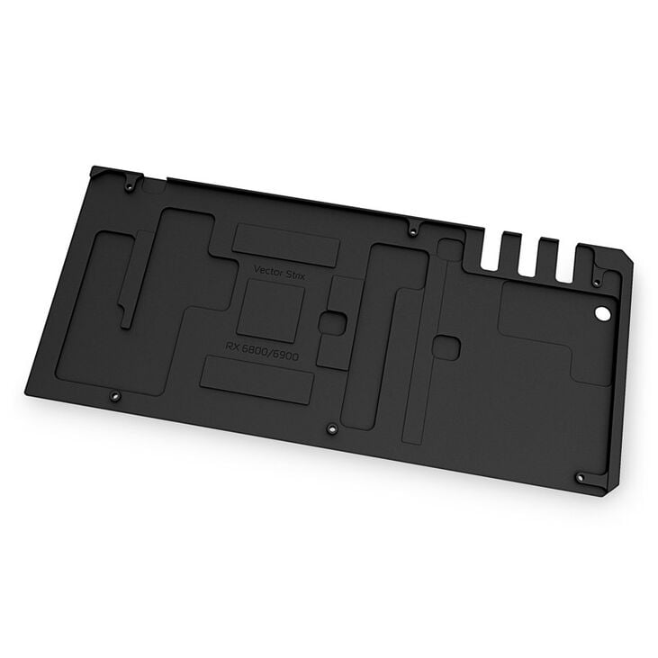 EK Water Blocks EK-Quantum Vector Strix RX 6800/6900 Backplate - Black image number 1
