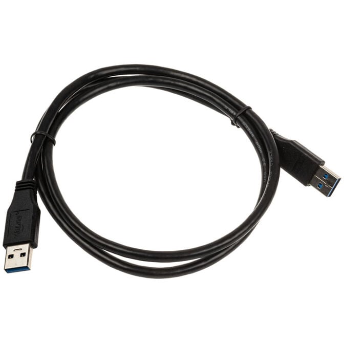 InLine USB 3.0 Kabel, A auf A, schwarz - 1m image number 1