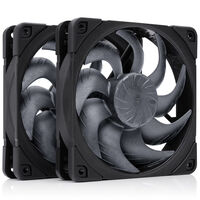NOCTUA NF-A12x25 G2 Sx2-PP PWM-L&uuml;fter - 2-er Set, 120mm, chromax/black