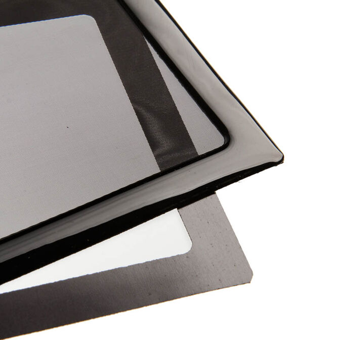 Demciflex Staubfilter f&uuml;r 280mm Radiatoren - schwarz/schwarz image number 1