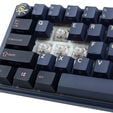 Ducky One 3 Cosmic Blue Mini Gaming Tastatur, RGB LED - MX-Ergo-Clear (US) image number null