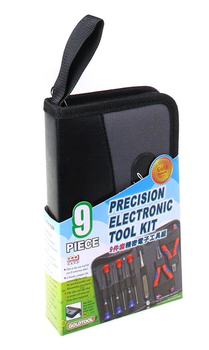 InLine tool set for computer and electronics, 9 pieces image number 1