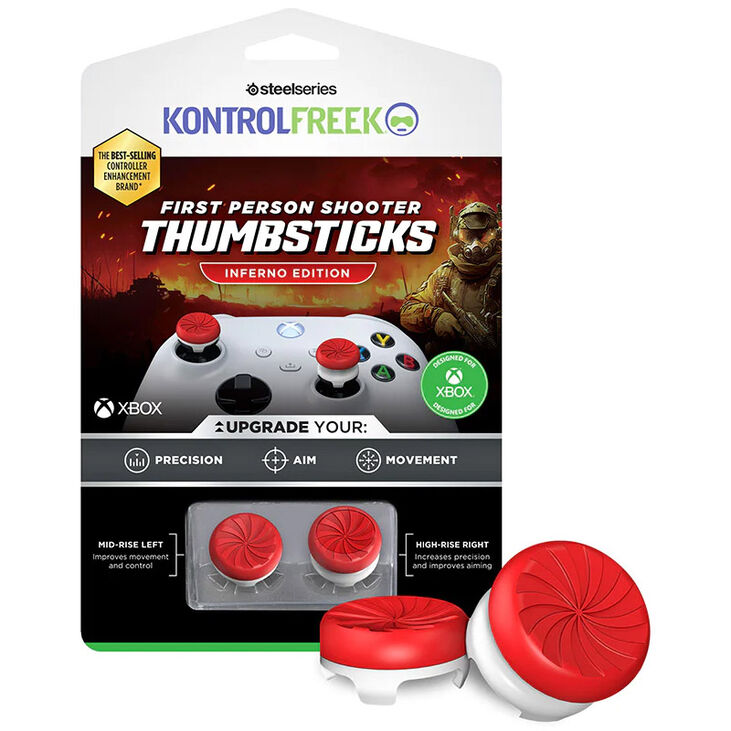 SteelSeries KontrolFreek Inferno FPS, Thumbstick, XBX - red image number 0