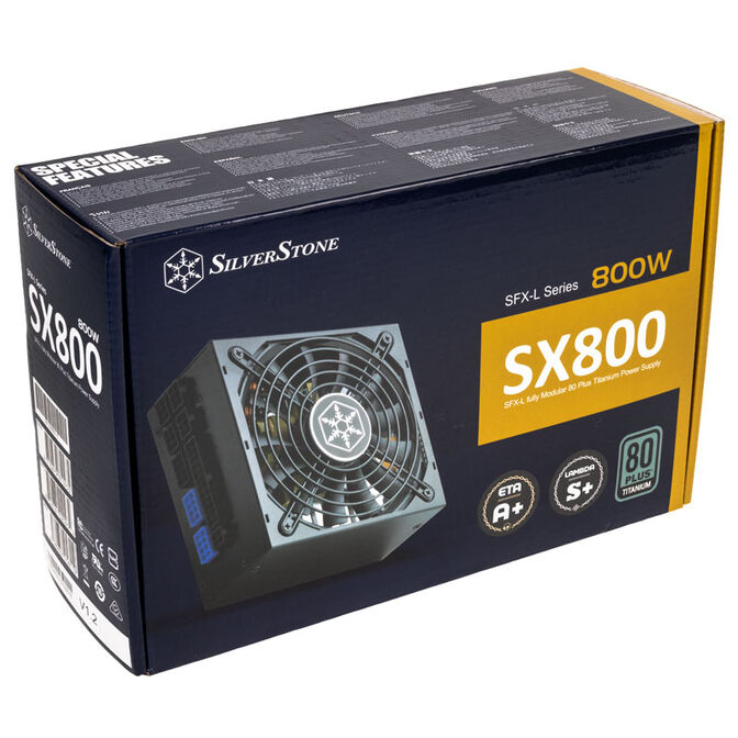 SilverStone SST-SX800-LTI v1.2 80 PLUS Titanium, modular - 800 Watt image number 6