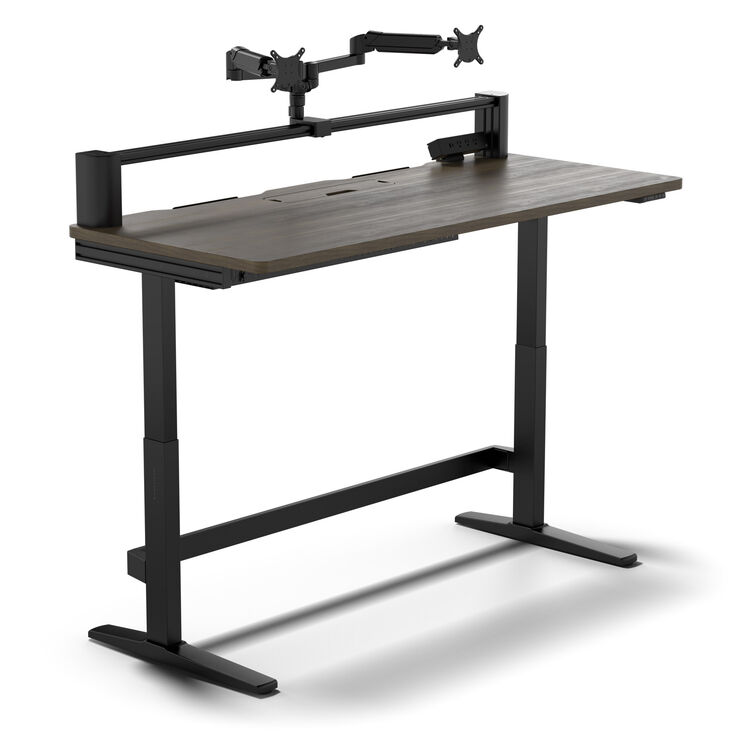 Corsair Platform:6 Elevate Gaming Tisch (Holz, Dark Walnut Stain) image number 1