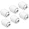 Alphacool Eiszapfen 13/10 mm screw-in fitting G1/4, 6-pack - white