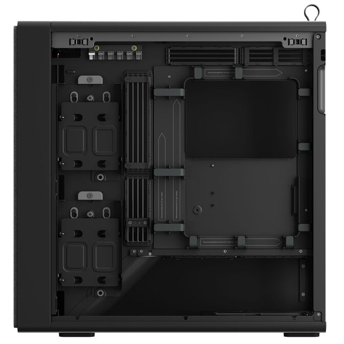 HAVN BF 360 Flow Solid PC Case, Midi Tower, E-ATX - Black image number 6