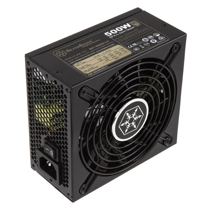 SilverStone SST-SX500-LG v2.1 SFX-L Netzteil 80 PLUS Gold, modular - 500 Watt image number 1
