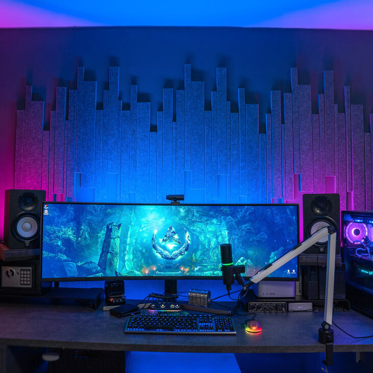 Streamplify ACOUSTIC PANEL - 6er-Pack, grau image number 6