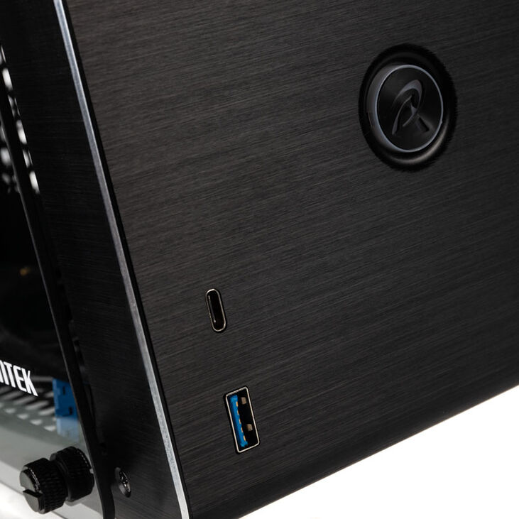 Raijintek Ophion Mini-ITX Case, Tempered Glass - Black image number 6