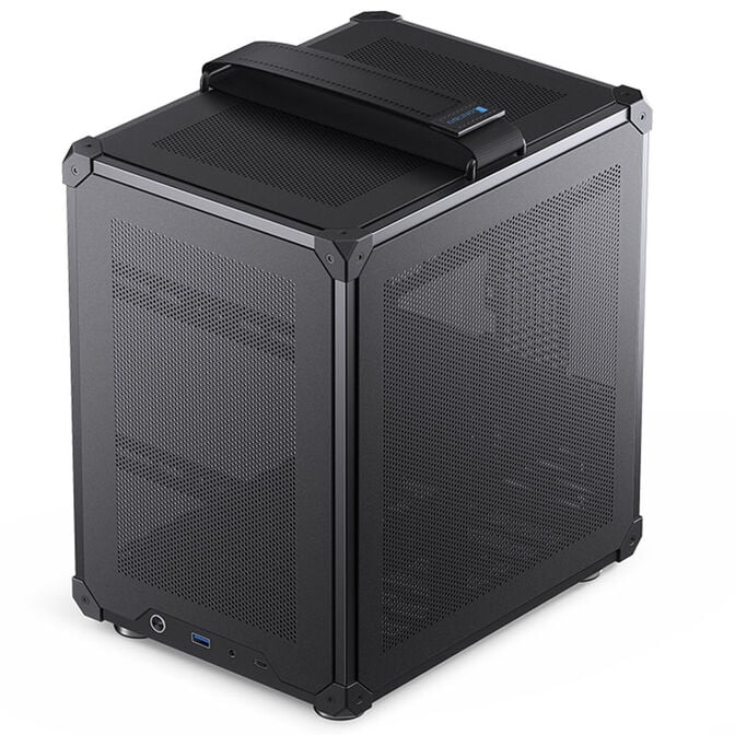 Jonsbo C6 PC-Geh&auml;use, Mini-Tower, Micro-ATX, mit Tragegriff - schwarz image number 2