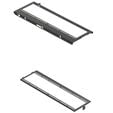 HAVN HS 420 Fan Brackets for 360 mm Radiators - black image number null