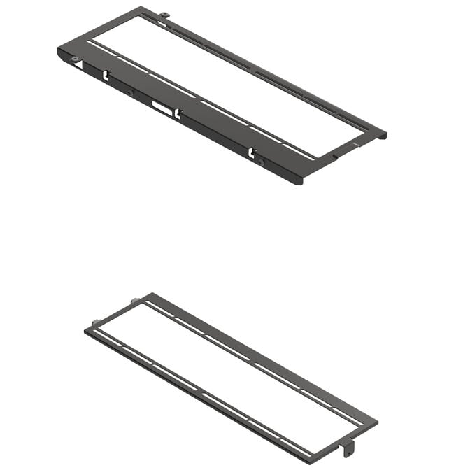HAVN HS 420 Fan Brackets for 360 mm Radiators - black image number 1