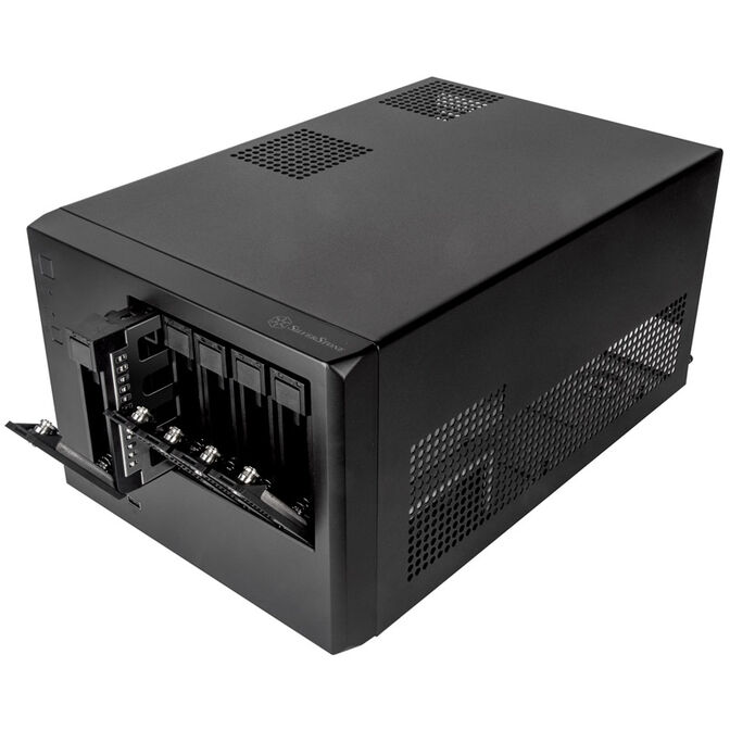 SilverStone SST-CS351B SAS-12G/SATA-6G NAS case with 5 drive bays image number 2