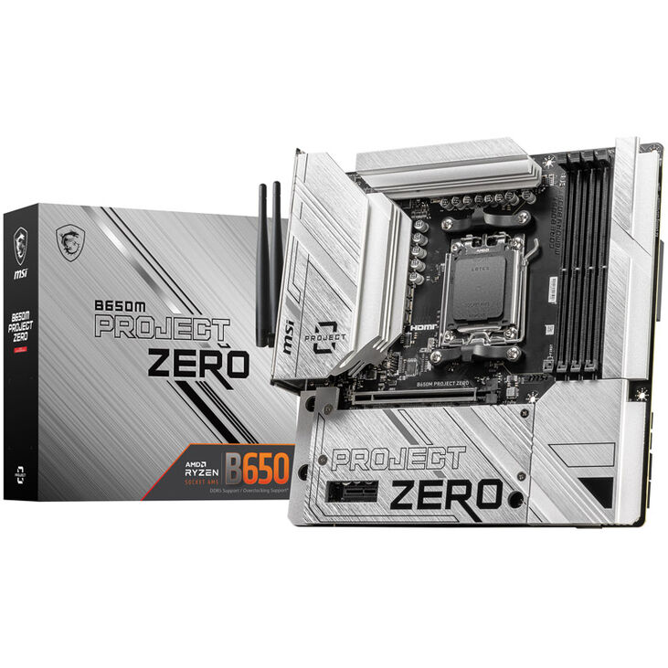 MSI B650M Project Zero, Sockel AM5, AMD B650M - DDR5 image number 0