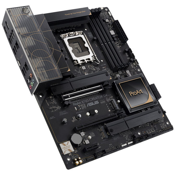 ASUS ProArt B760-Creator D4, Intel B760 Mainboard - Sockel 1700, DDR4 image number 1