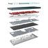 Montech MKey TKL Freedom Gaming Tastatur - GateronG Pro 2.0 Red image number null