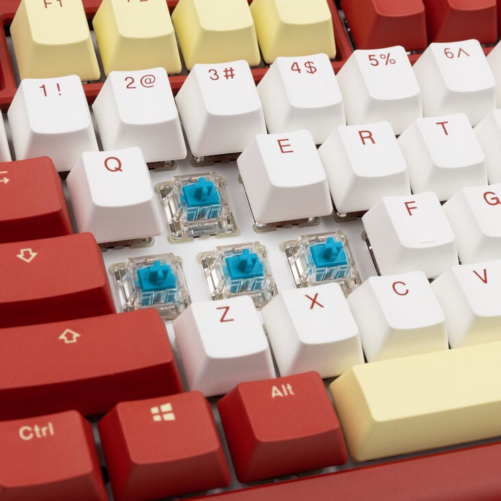 Ducky ProjectD x Fallout Bundle, Tinker 75 + Nuka-Cola Mauspad - MX2A Blue, ANSI (US) image number 7