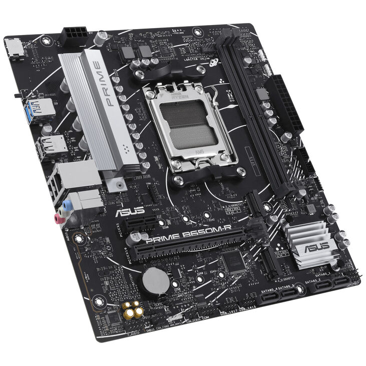 ASUS Prime B650M-R Mainboard, B650-Chipsatz, Sockel AM5, DDR5 image number 1