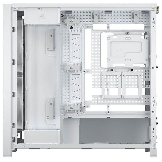 Corsair FRAME 5000D Wood RS PC-Geh&auml;use, Midi-Tower, E-ATX, Tempered Glass - inklusive 3x L&uuml;fter, wei&szlig;, Holz image number 9