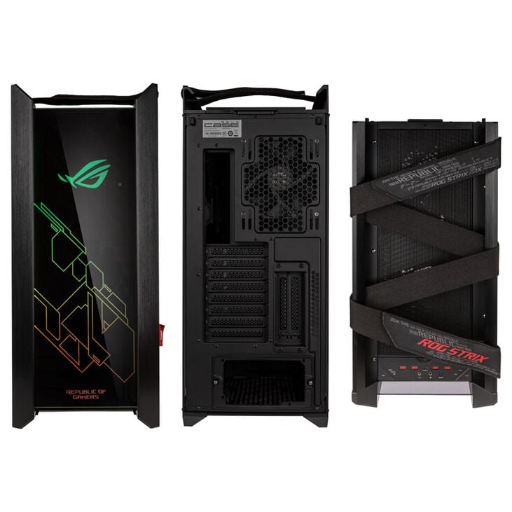 ASUS ROG Strix Helios Mid Tower, Tempered Glass - Black image number 3