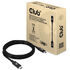 Club 3D USB4 Gen2x2 Type-C Cable, 4K60Hz, 20Gbps, PD 240W EPR, 2 Metres – black image number null