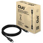 Club 3D USB4 Gen2x2 Type-C Cable, 4K60Hz, 20Gbps, PD 240W EPR, 2 Metres – black