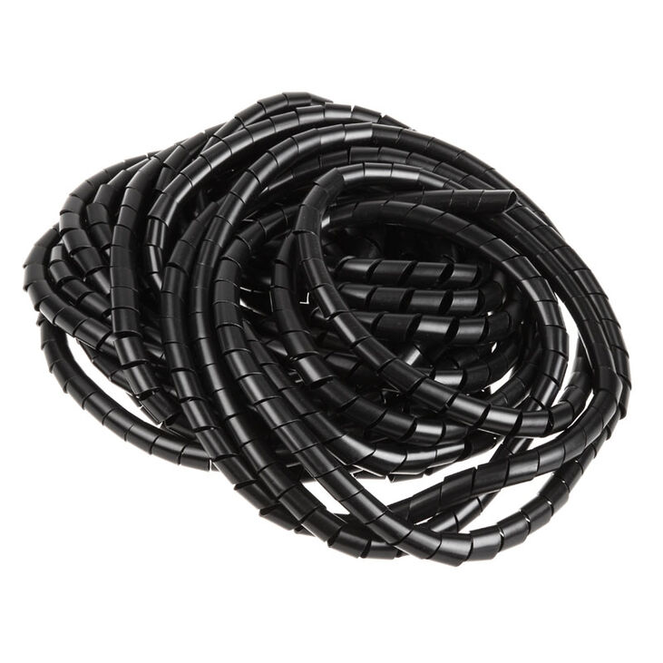 InLine spiral binding cable sleeve, black - 10mm x 10m image number 1