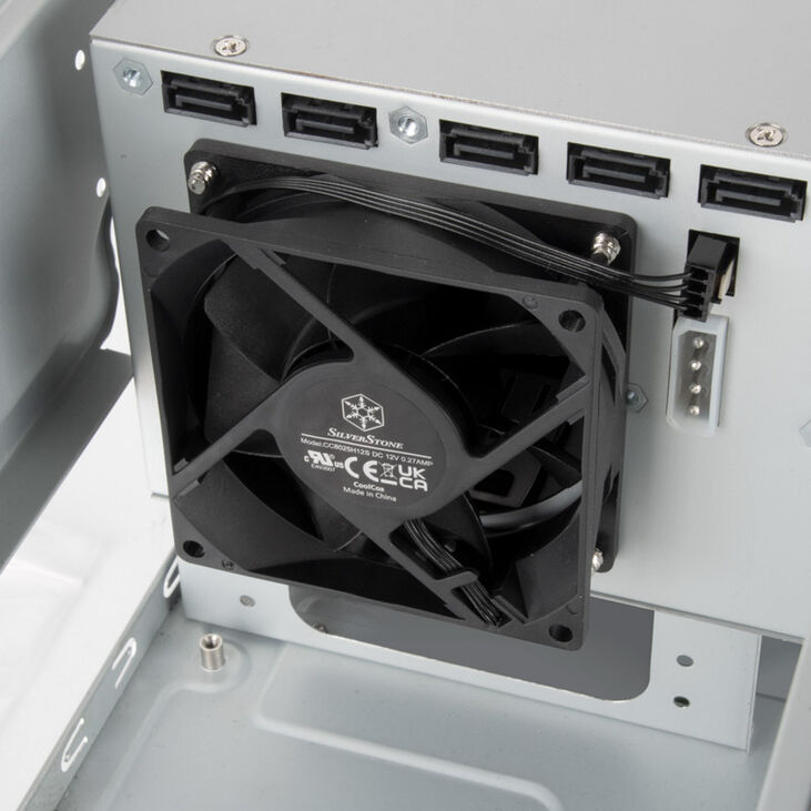SilverStone SST-CS351B SAS-12G-/SATA-6G-NAS-Gehäuse mit 5 Einschüben image number 8