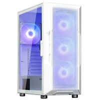 Zalman i3 Neo ARGB PC-Gehäuse, Midi-Tower, ATX, Tempered Glass - weiß