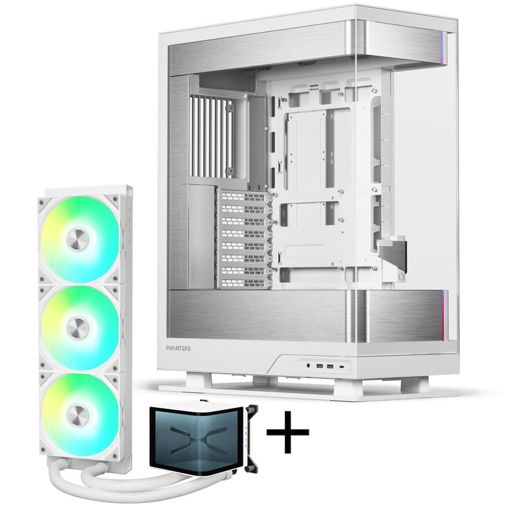 PHANTEKS Evolv X2 + TRYX PANORAMA ARGB Komplett-Wasserkühlung - weiß, 360mm image number 0