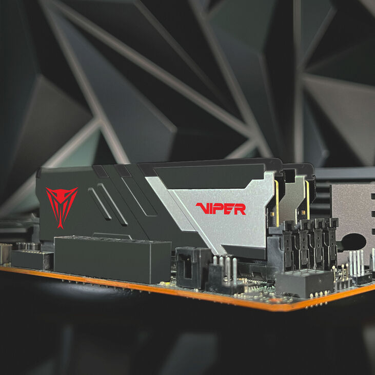 Patriot Viper Venom DDR5-6400 RAM, CL32, XMP 3.0 and EXPO - 32GB Dual Kit, black image number 6